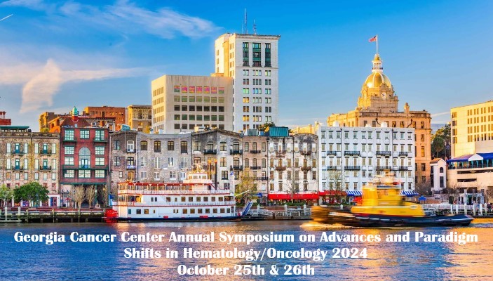 Georgia Cancer Center Annual Symposium on Advances and Paradigm Shifts in Hematology/Oncology 2024 Banner